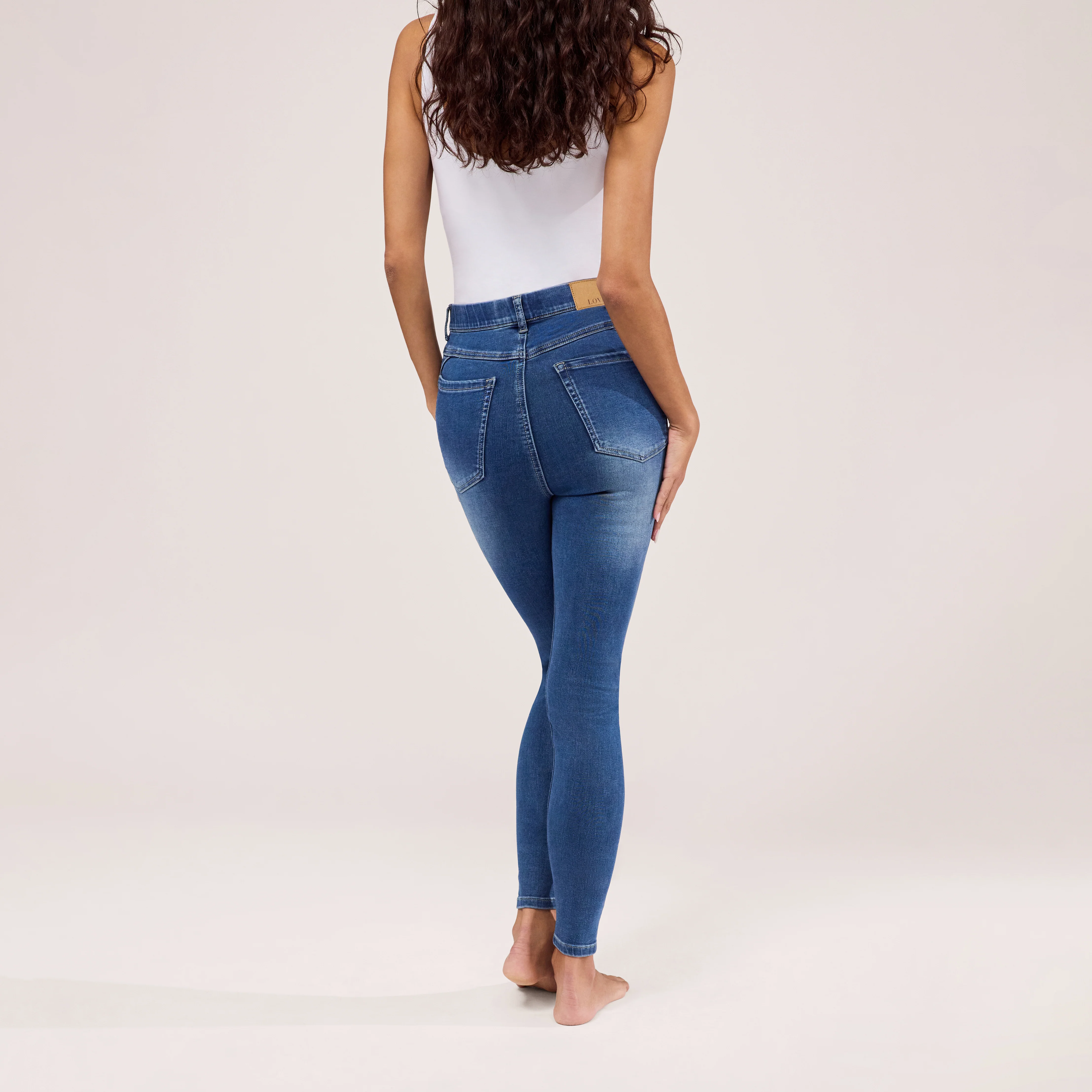 Ultimate Jeggings - Mid Blue - Image 4