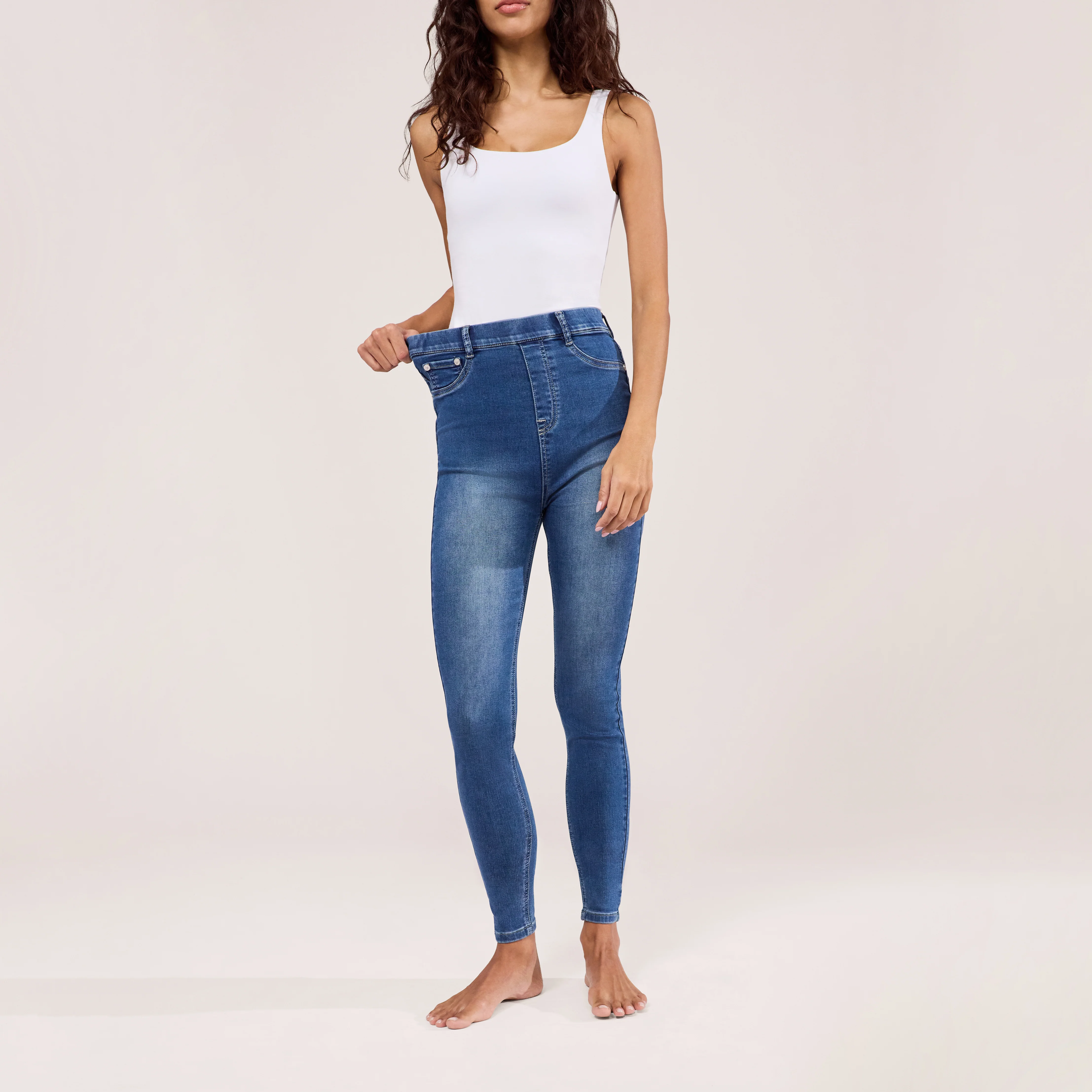 Ultimate Jeggings - Mid Blue - Image 6