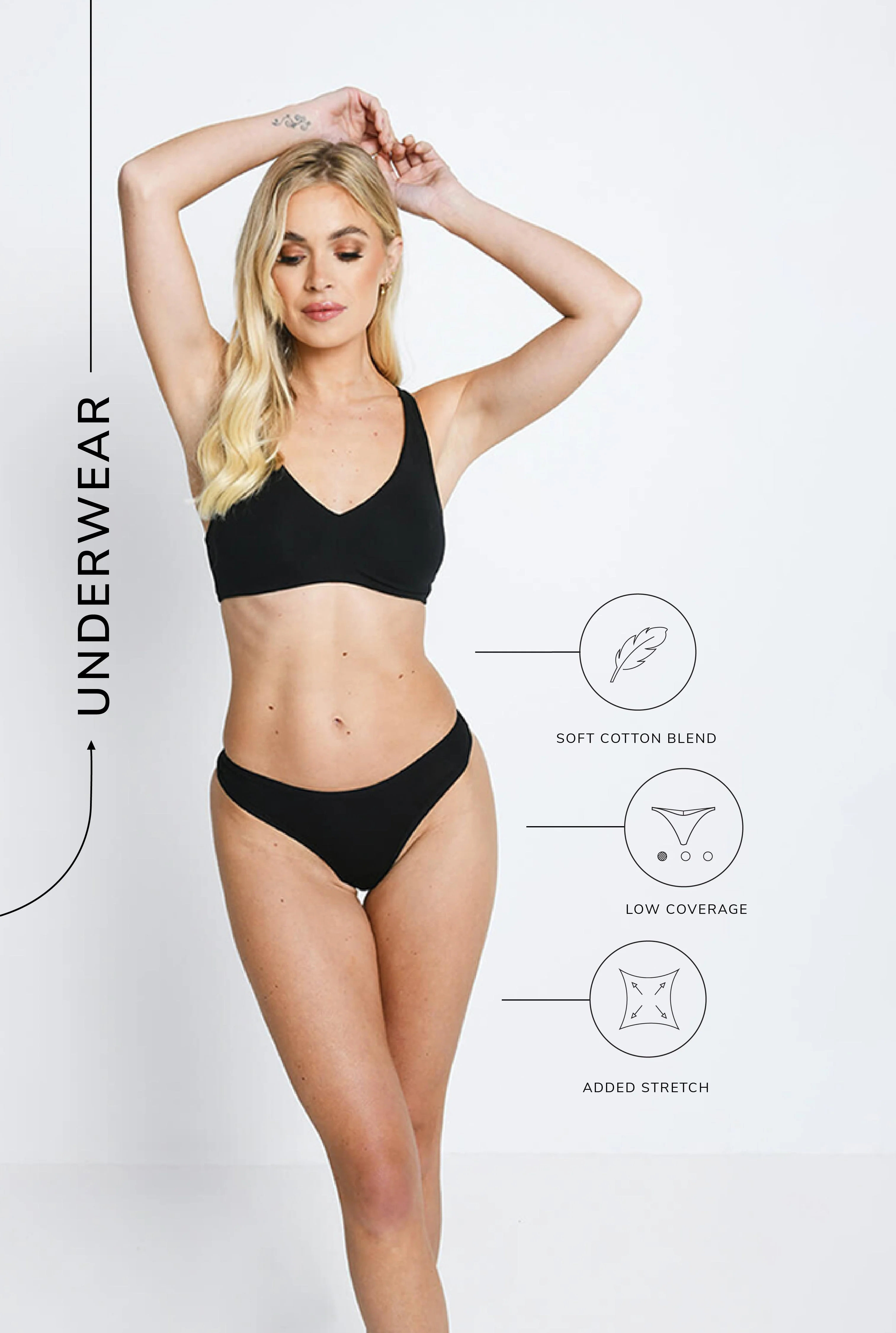 Cotton Blend Thongs 3 Pack - Image 7
