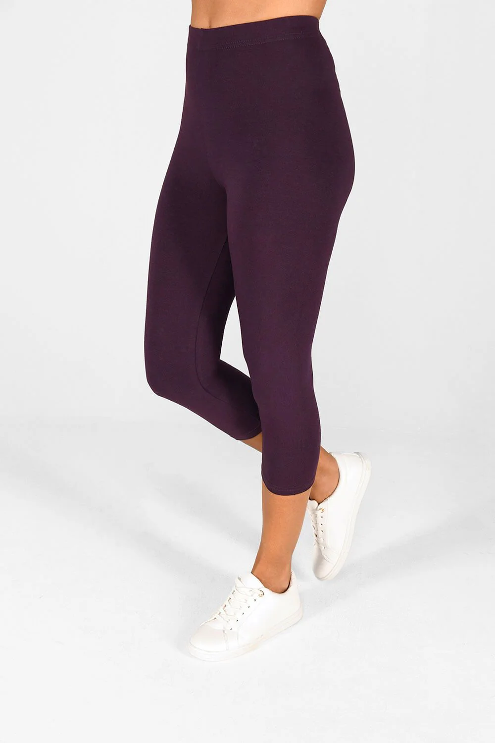 Everyday Capri Leggings - Acai Purple - Image 3