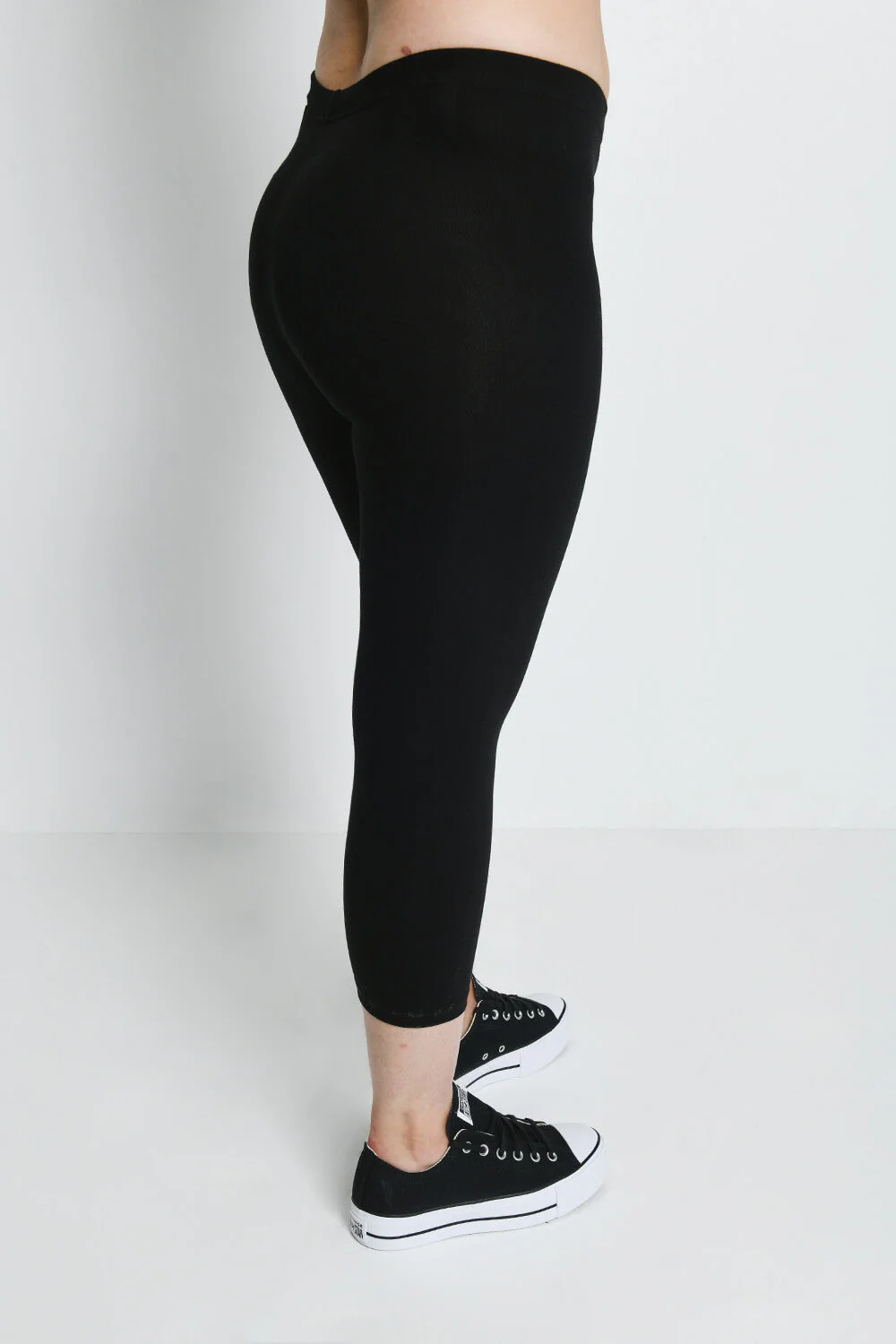 Everyday Capri Leggings - Black - Image 4