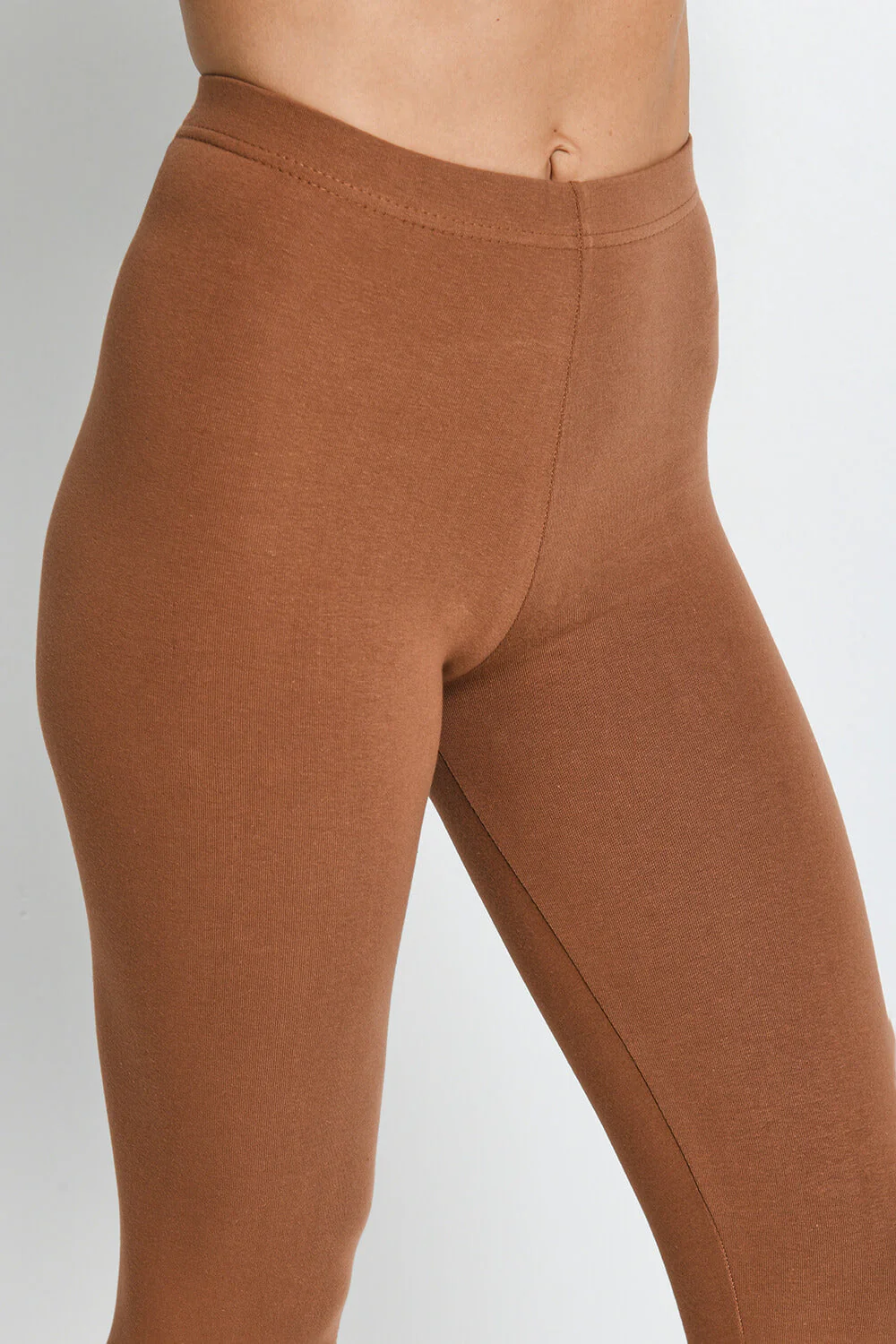 Everyday Capri Leggings - Mocha Brown - Image 5