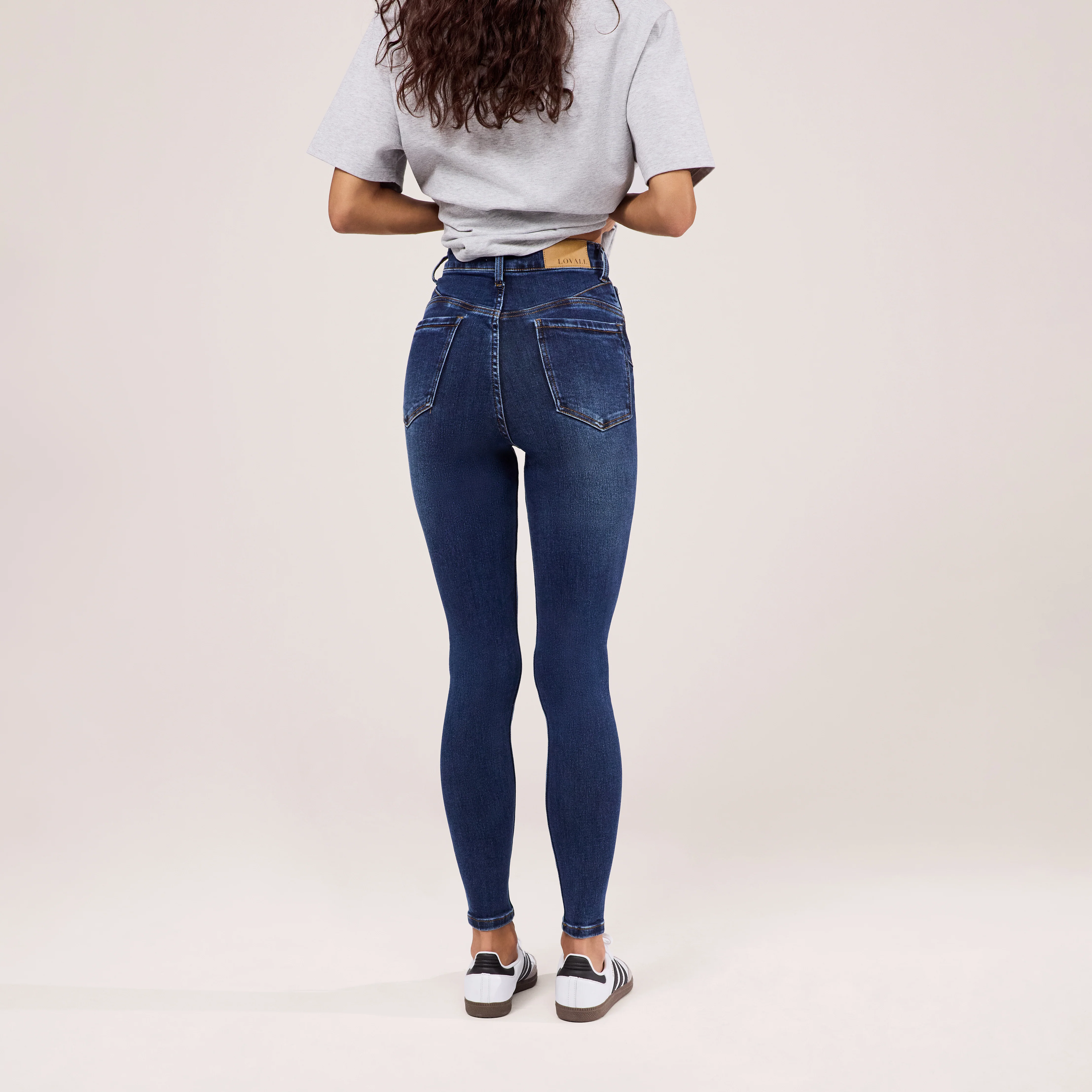 Lift & Shape Jeans - Dark Blue - Image 3
