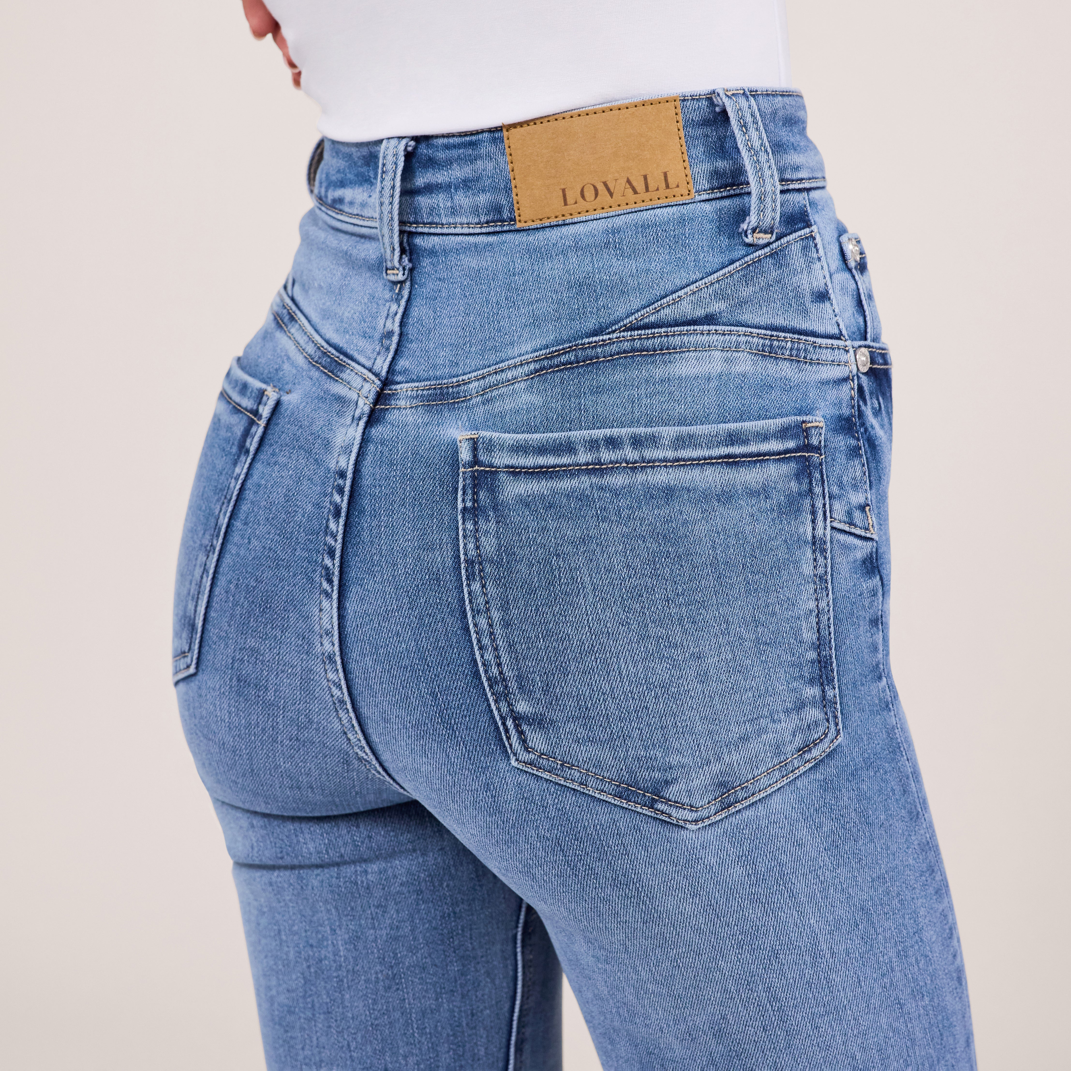 Lift & Shape Jeans - Mid Blue - Image 5