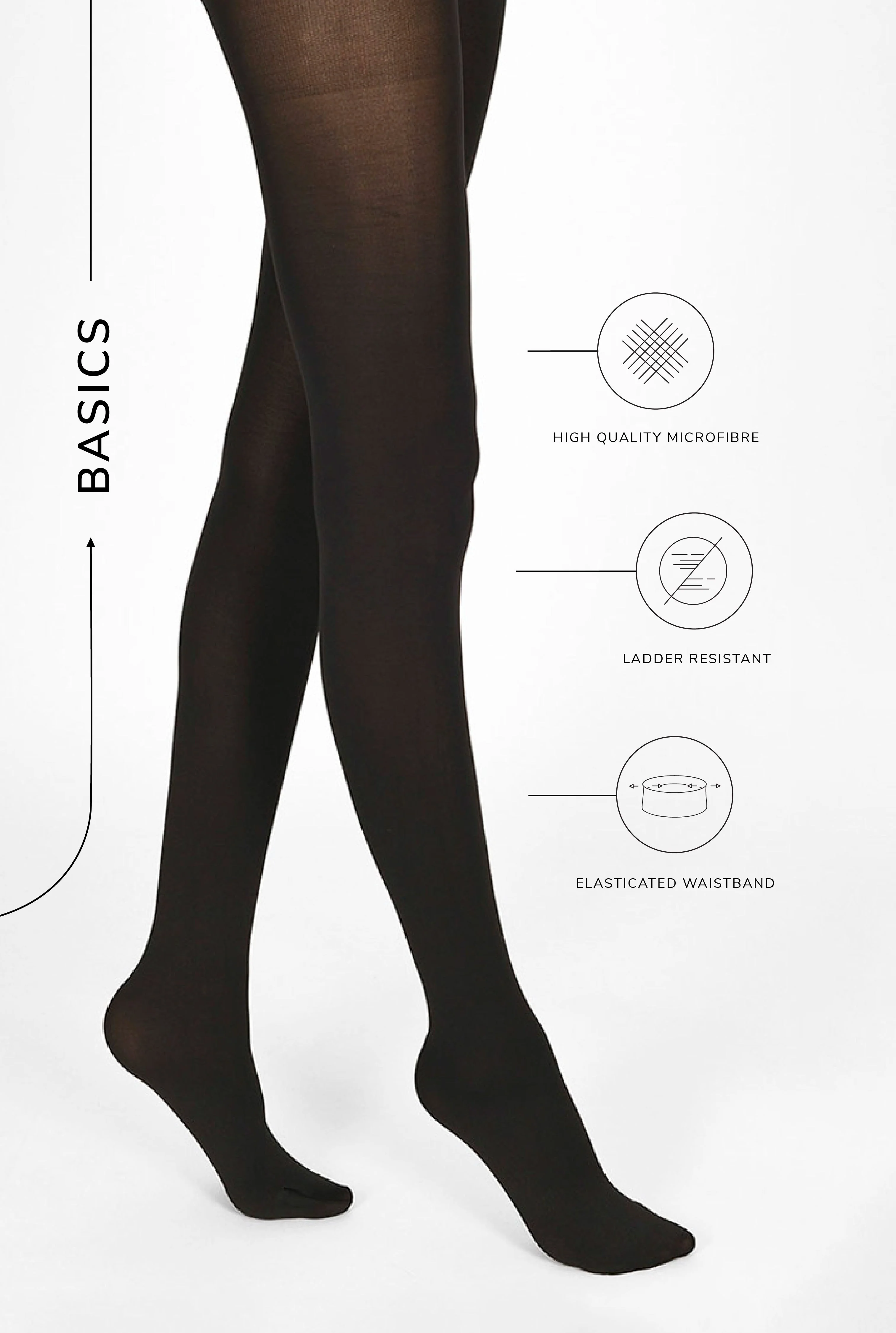 Tights - Black - Image 3